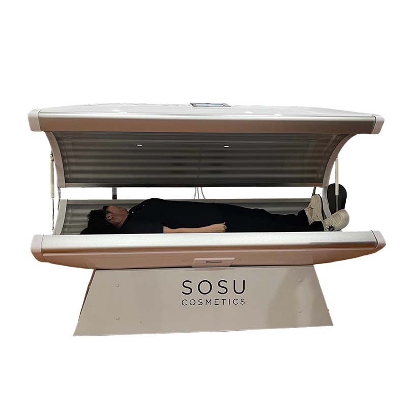 Spa And Wellness Center - Acryl-Sonnenbank – Horizontale & Vertikale UV-Bräunungskabine