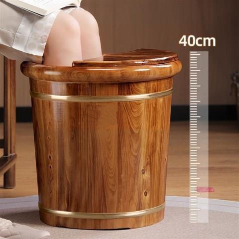 Spa & Wellness Hotel Diament Ustroń Zdjęcia - Fußbadewanne aus Holz, Wadenhohe Fußbadewanne aus