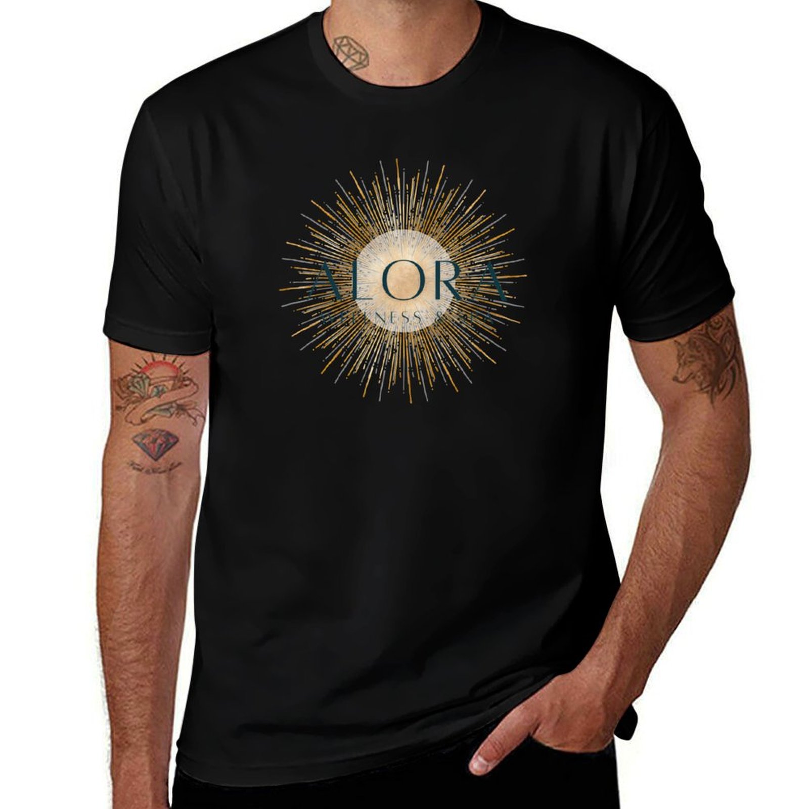 Spa Wellness The Fort - Alora Wellness Spa T-Shirt mit einfachem