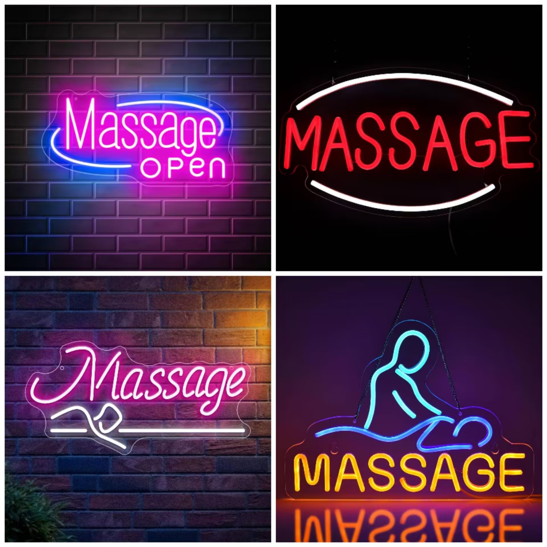 Massage-Spa LED-Neonschild Dim – Spa And Wellness Center Bewertung und Preis