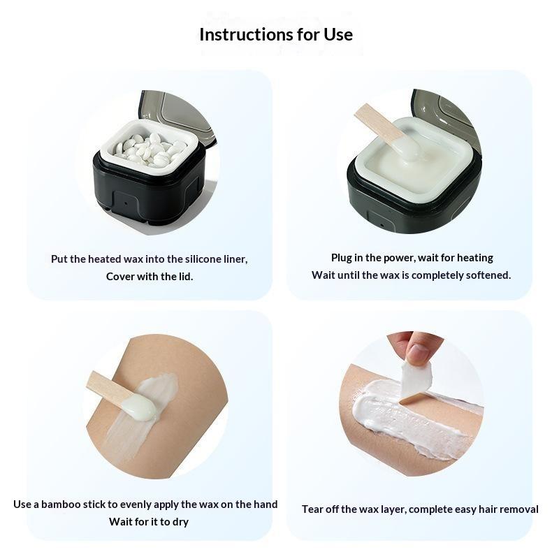 Mini-Wachserhitzer mit Silikon – Waxing Kit Home Bewertung und Preis