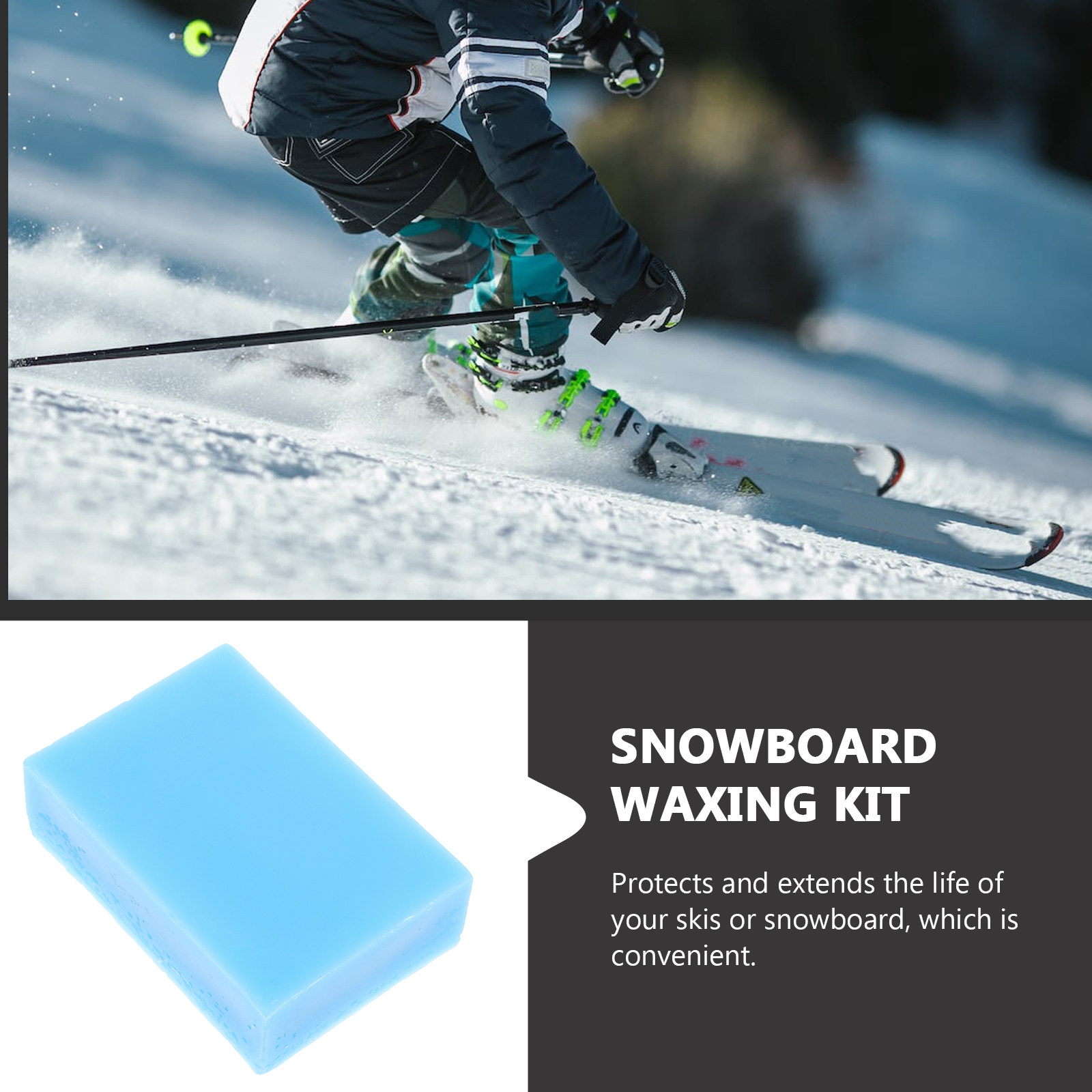 Einzel- und Doppelsnowboard-Wa – Waxing Kit Home Bewertung und Preis